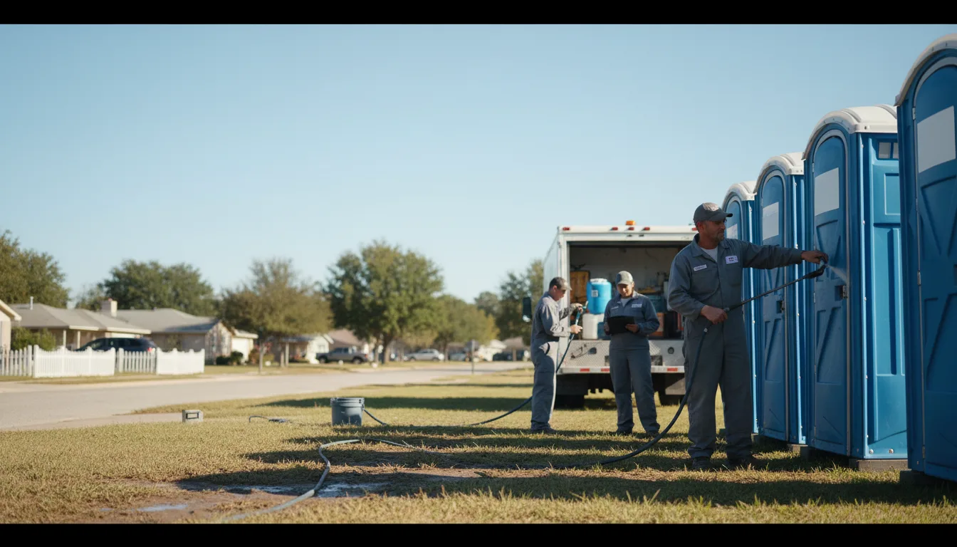 Long-Term Portable Toilet Rental in Sullivan City, TX near me